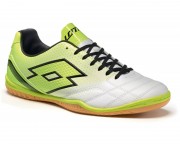 Кроссовки футзал Lotto SPIDER 700 XIII ID (S7176) WHITE/YELLOW SAFETY фото